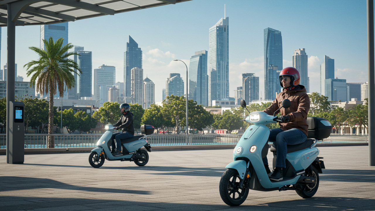 How far can an electric scooter go in 2025