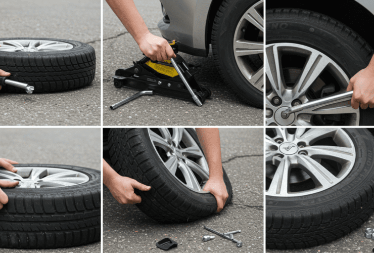How to fix a flat tire without a repair kit