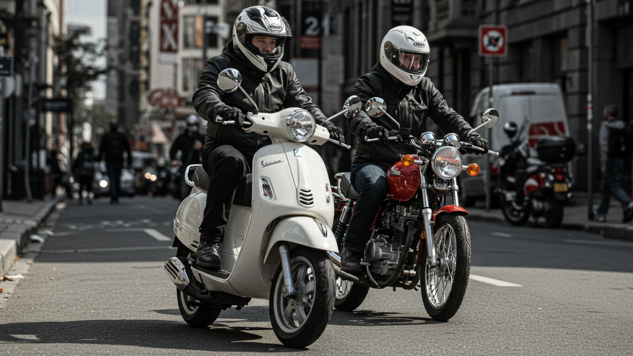 Scooter vs. motorcycle: Which is better for cities?